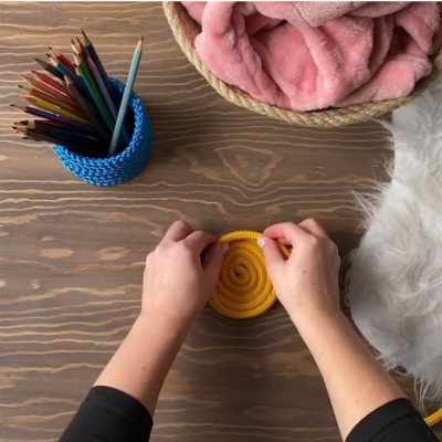 Ako vyrobiť koš z lán