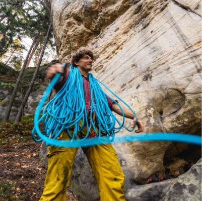 Ako zmotať horolezecké lano